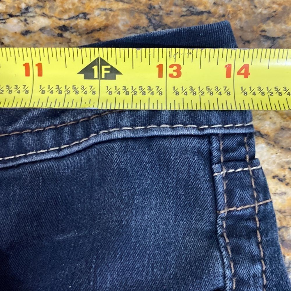 Rock Revival Anabela Dark Wash Low Rise Straight Leg Jeans Size 25 - Picture 9 of 11
